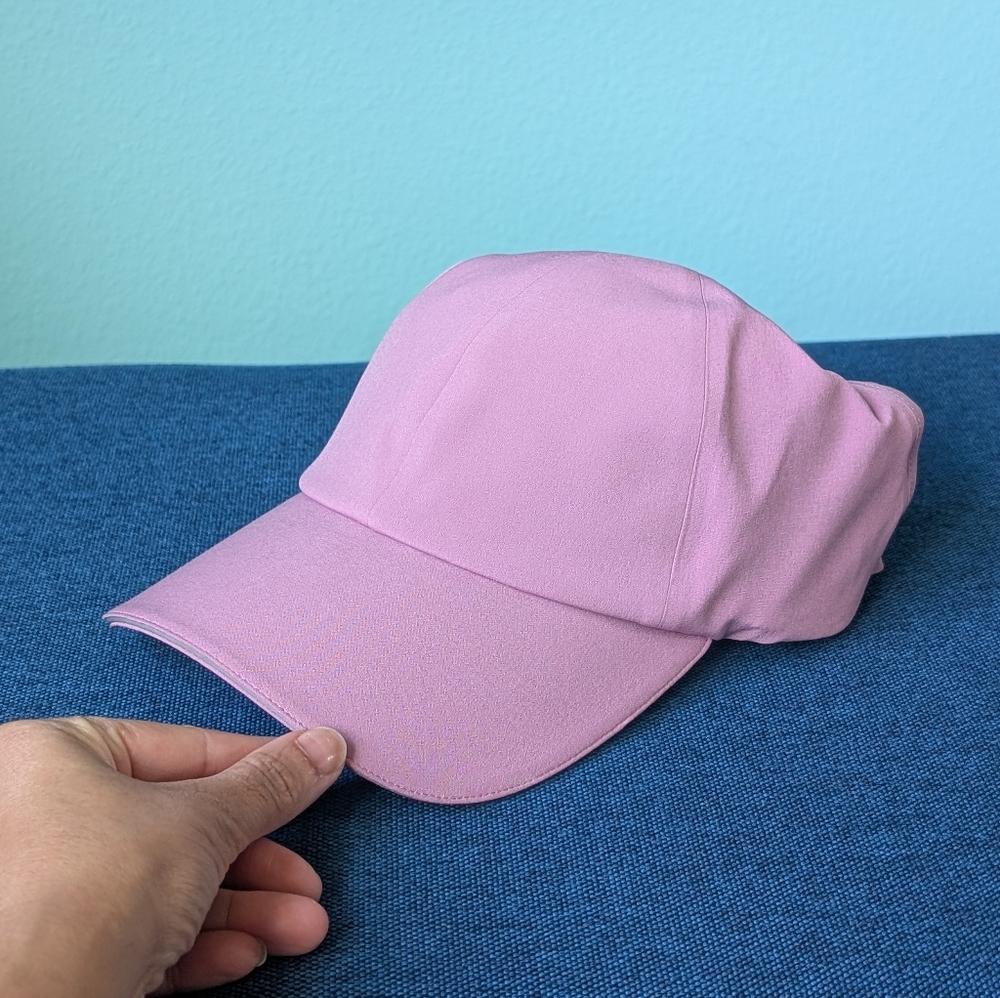 LULULEMON Fast Free Ponytail Pink Velvet Dust Women's Hat NWT